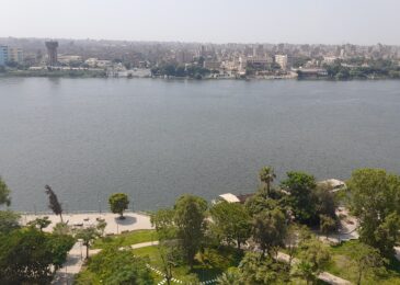 شقة للبيع على النيل 280م امام ممشى مصر قرب اركيديا